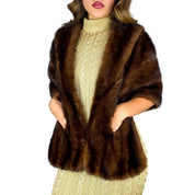 1950s Mink Fur Capelet (M)