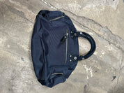 Vintage George Gina Lucy Navy Shoulder No No Bag