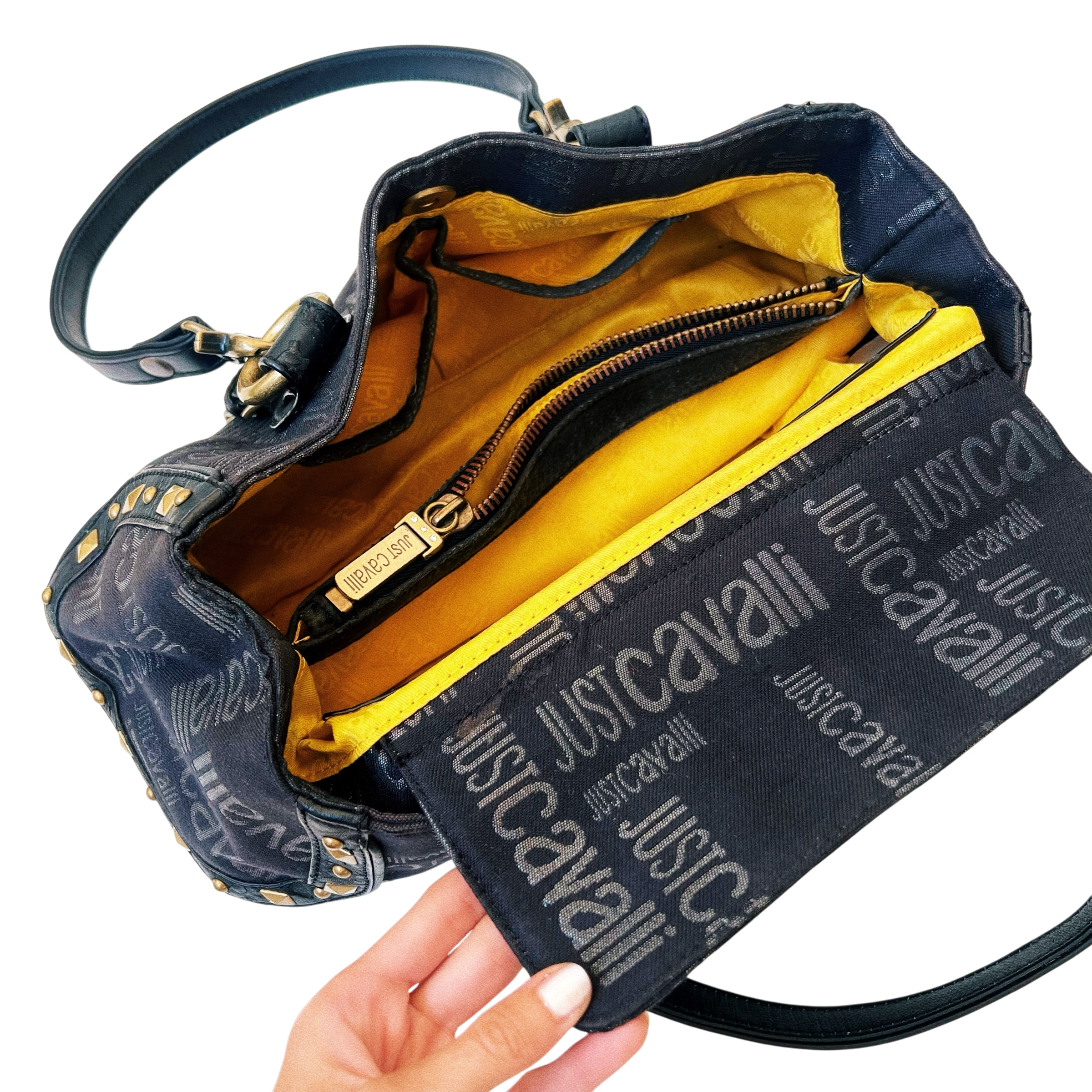 Just Cavalli Logo Purse