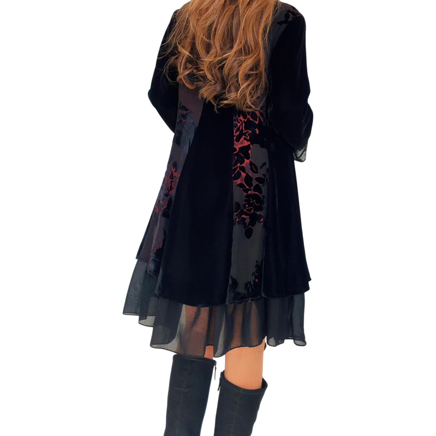 Vintage Velvety Silk Duster (L)