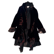 Vintage Velvety Silk Duster (L)