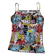 Y2K Pop Art Slinky Tank (S/M)