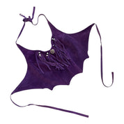 Vintage leather halter top (XS-L)