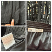 Vintage Italian Mesh Sequin Skirt (S/M)