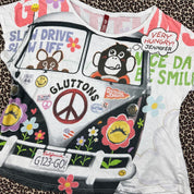 J-Fashion “Gluttons” Road Trip Graphic Slouchy Tee (L)
