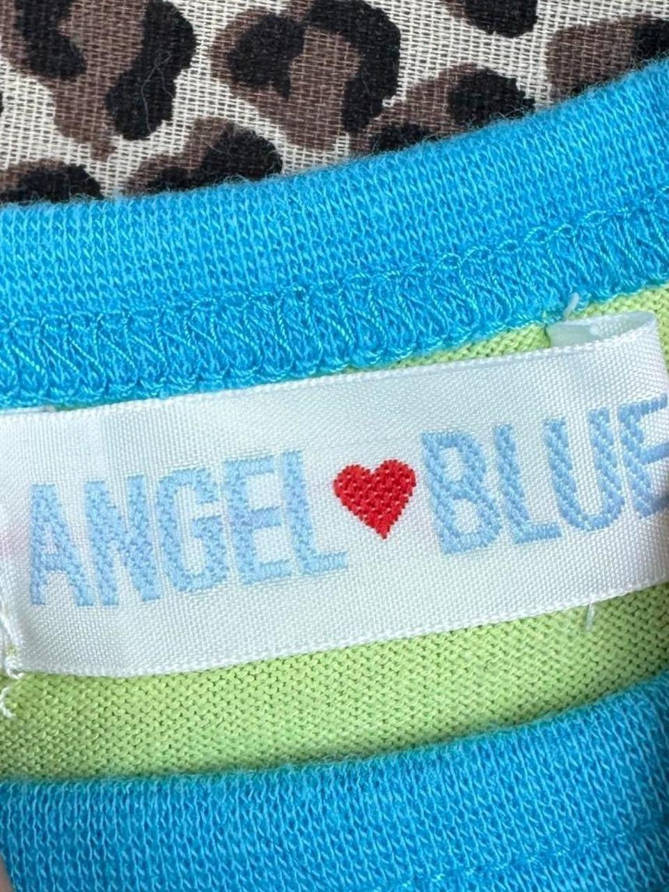 Angel Blue Sequin Graphic Tank (XS)