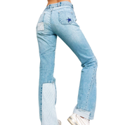 Patchwork Star Jeans (S)