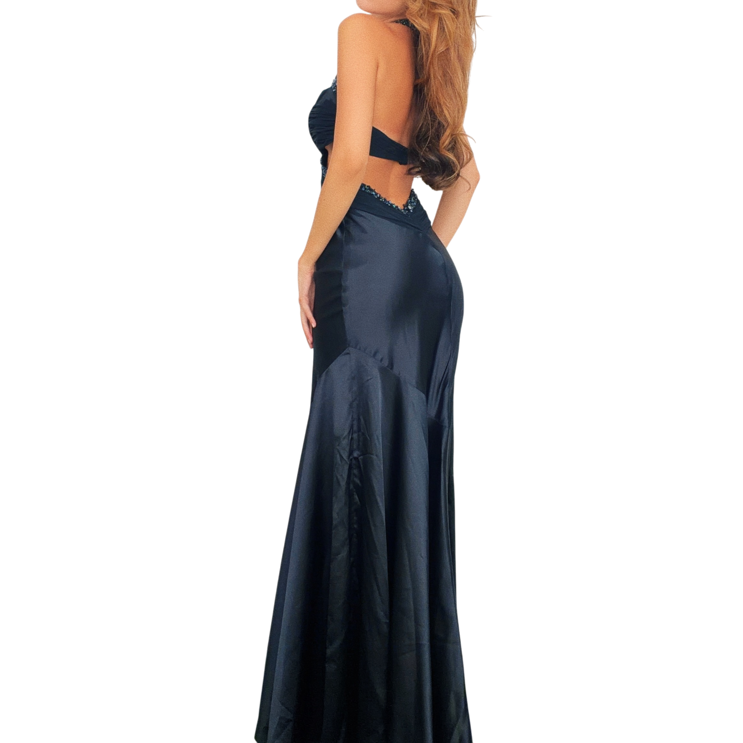 Mandalay Beaded Halter Gown (XS/S)
