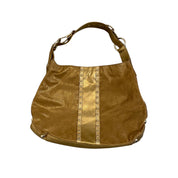 Vintage Y2K Slouch Hobo Gold Bag