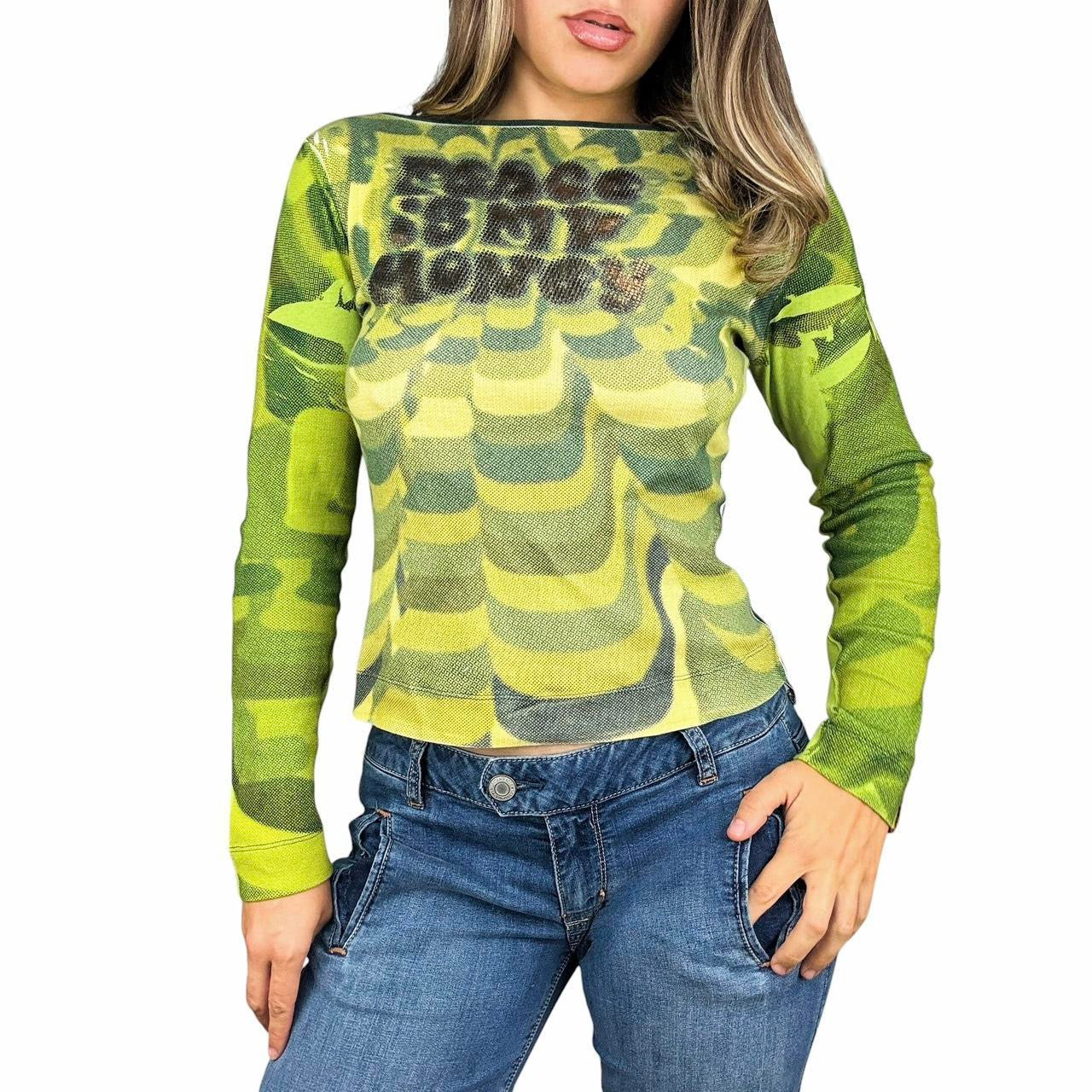 Miss Sixty “Peace Is My Money” Top (M/L)