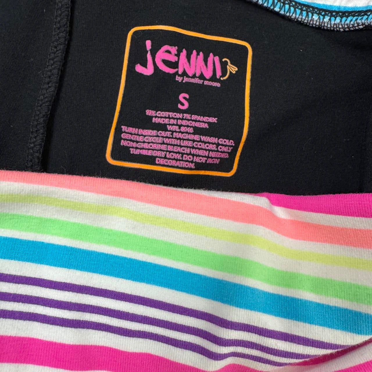Y2K Striped Waistband Fold Over Flares (S)