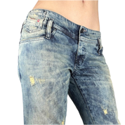 Diesel Distressed Low Rise Jeans (L)