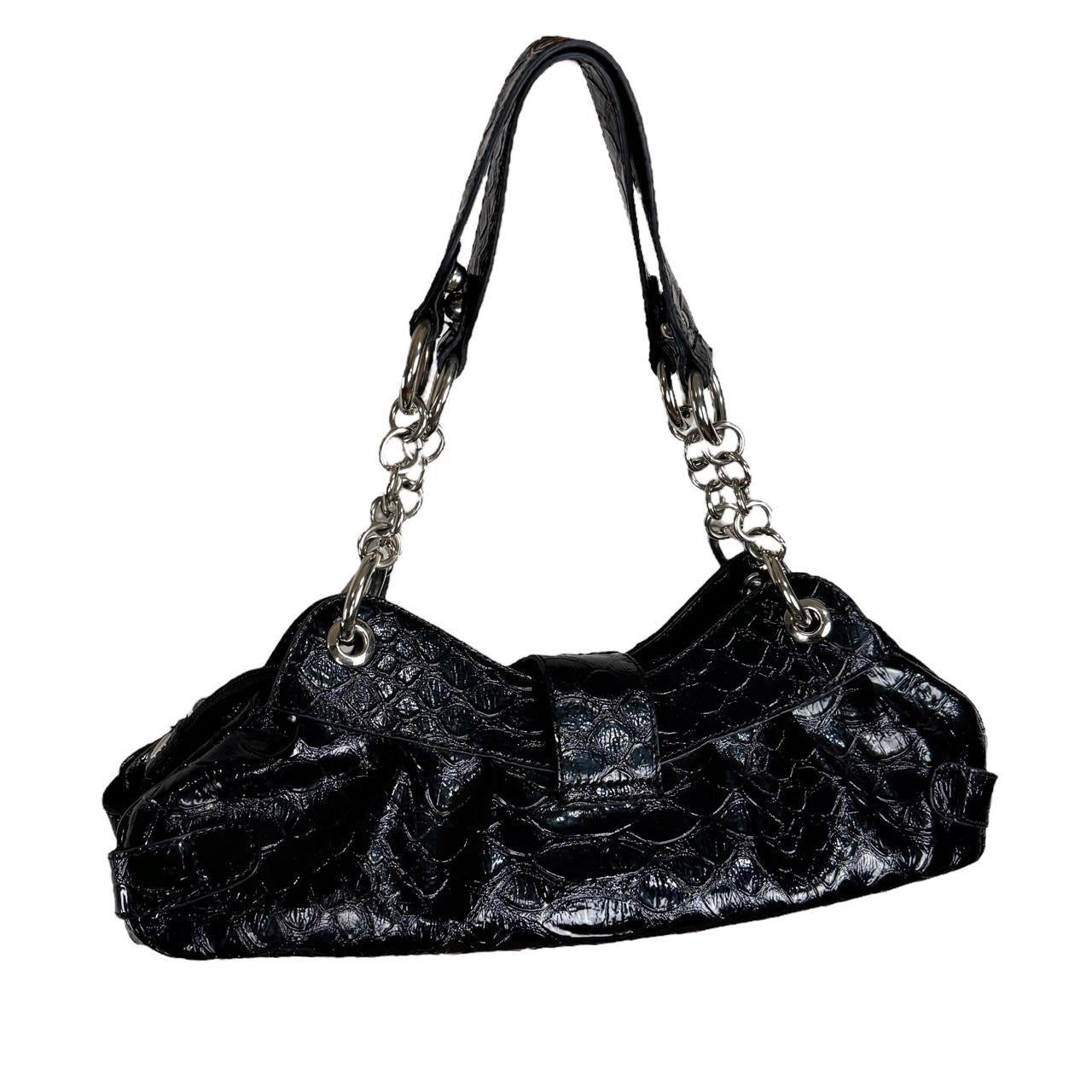 Guess Y2K Statement Buckle Shoulder Bag