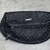 Vintage Diesel Leather Studded Clutch Bag