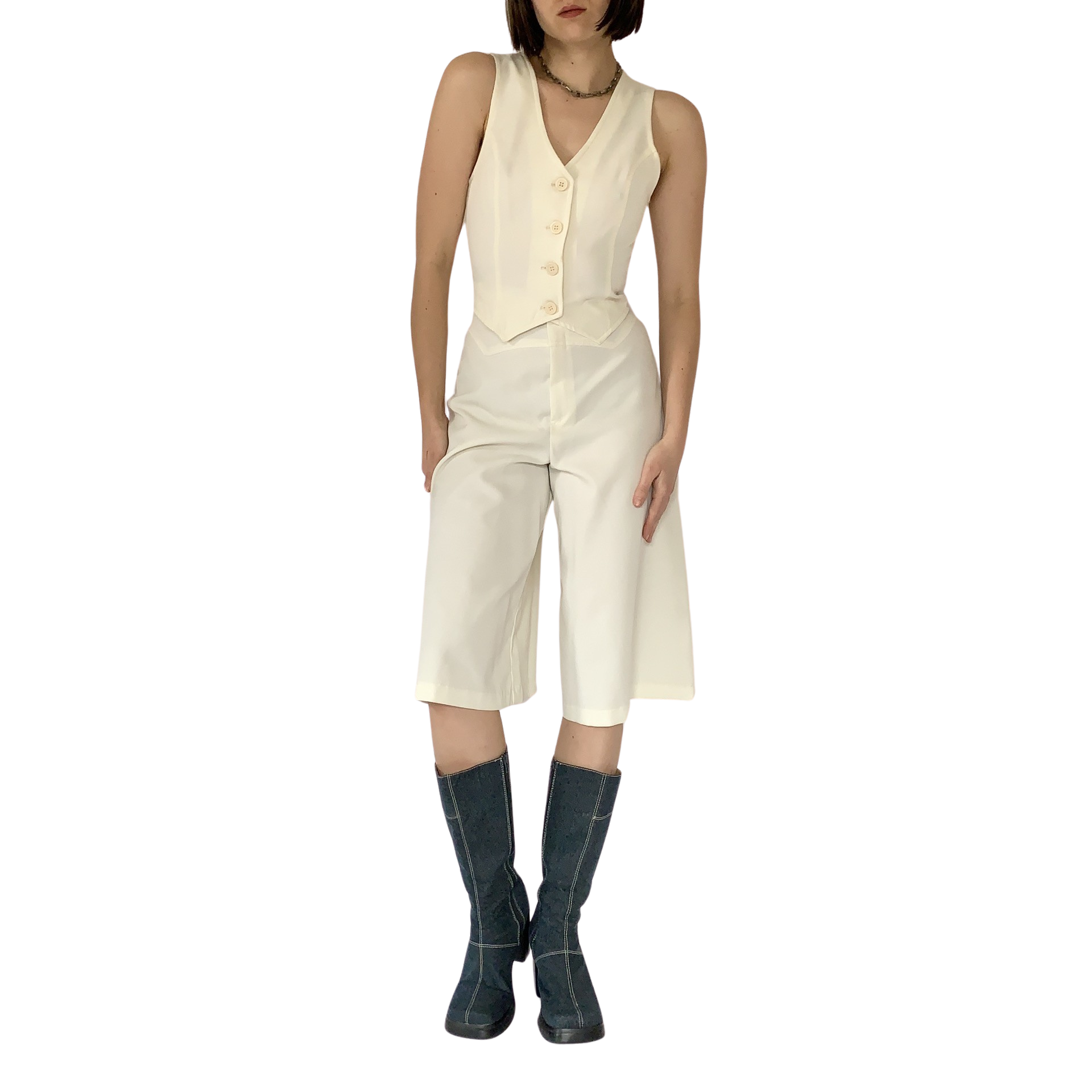 Vintage 1970s Three-Piece Suit (XXS)