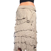 Tiered subversive/avant Garde maxi skirt (M)