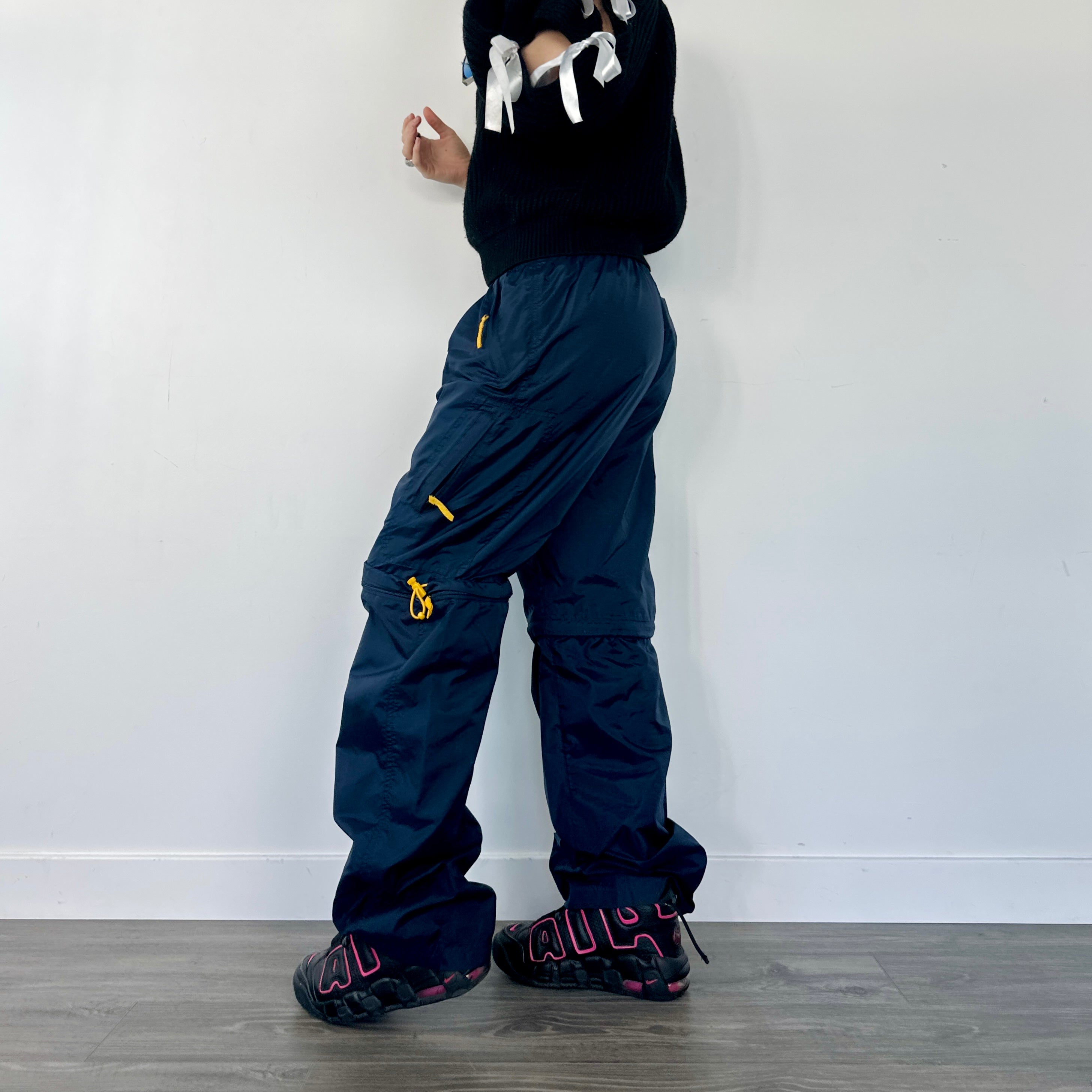 Navy Zip Off Cargos (S/M)