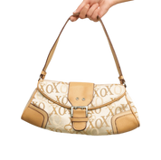 XOXO Buckle Baguette Purse