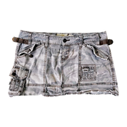 Camo Cargo Mini Skirt (S)