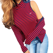 Blumarine Blugirl Striped Knit Cardigan Set (XS/S)