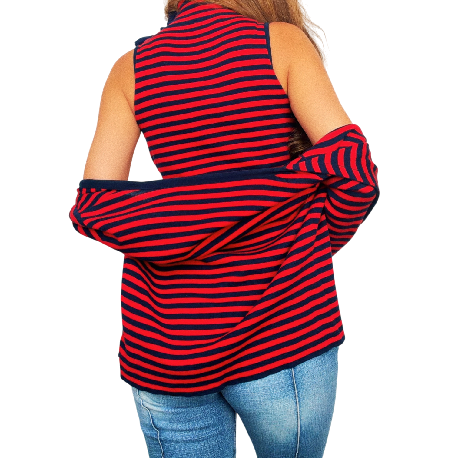 Blumarine Blugirl Striped Knit Cardigan Set (XS/S)