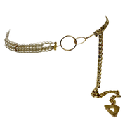 Pearl and gold belt