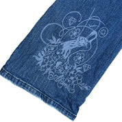 Akademiks 2000s Monogram Print Jeans (L)