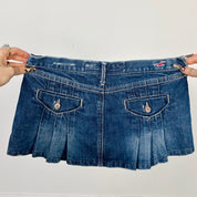 Micro Mini Denim Skirt (XS)