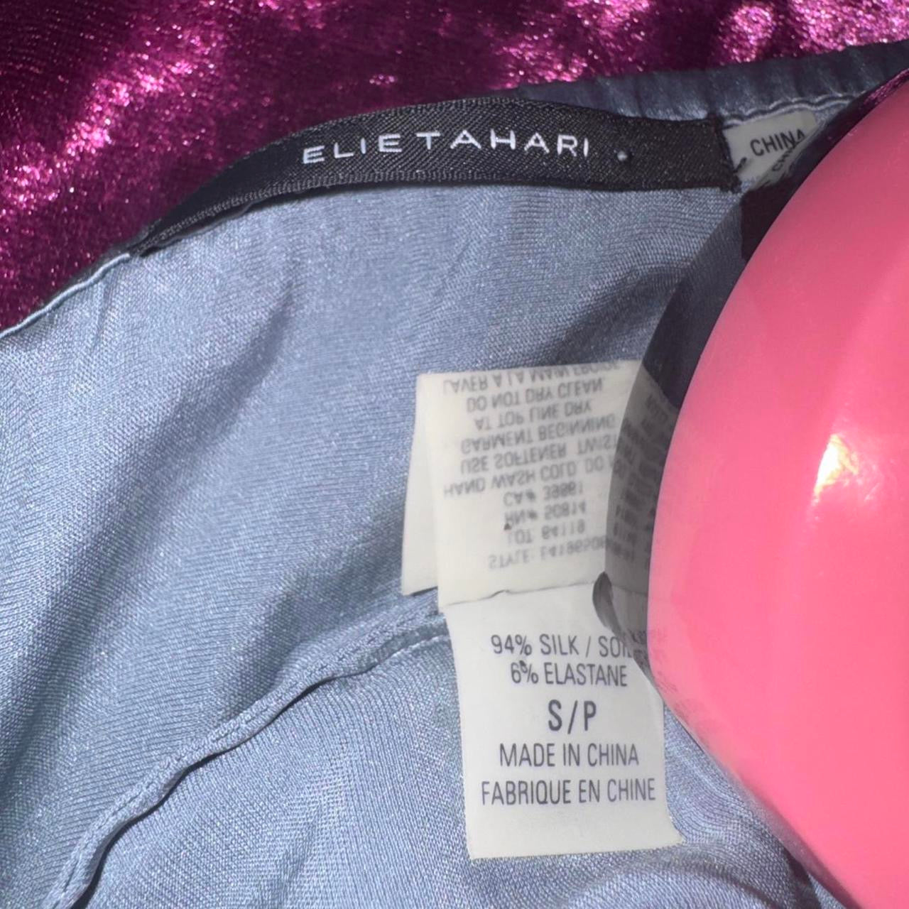 Baby Blue Silk Rosette Cami (S)