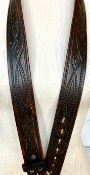 Vintage waist leather belt