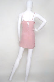 Silk Lotus Mini Dress (XS-L)
