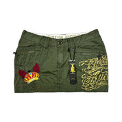 Deadstock Christian Audigier Cargo Mini Skirt (XS/S)