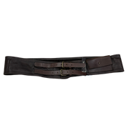 Deadstock Vintage Gothic Leather Utility Belt (L-XL)