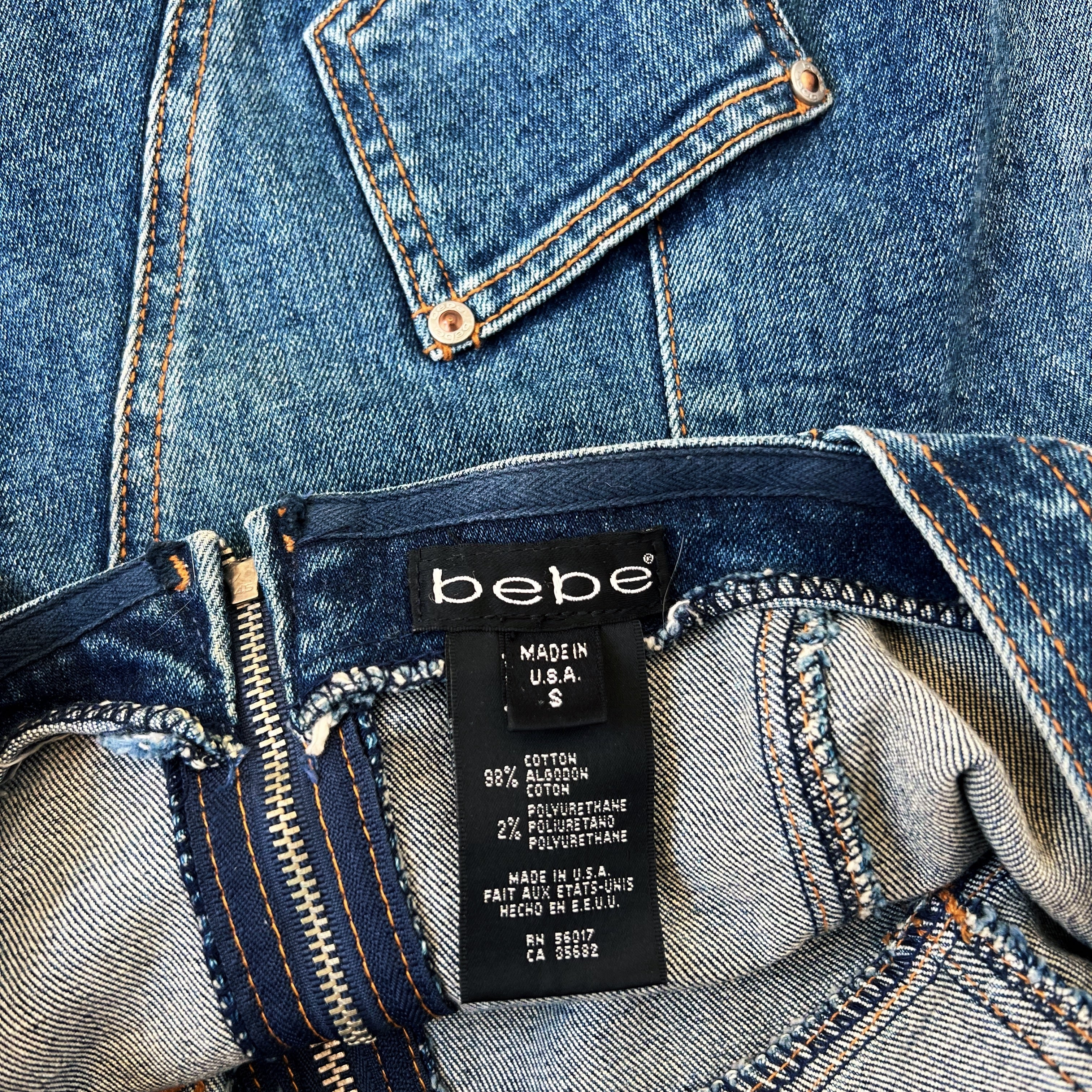 Rare Bebe Denim Mini Dress (S)