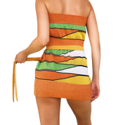 Vintage Sparkly Knit Tube Dress (S)