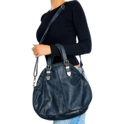 Diesel Black Leather Bag