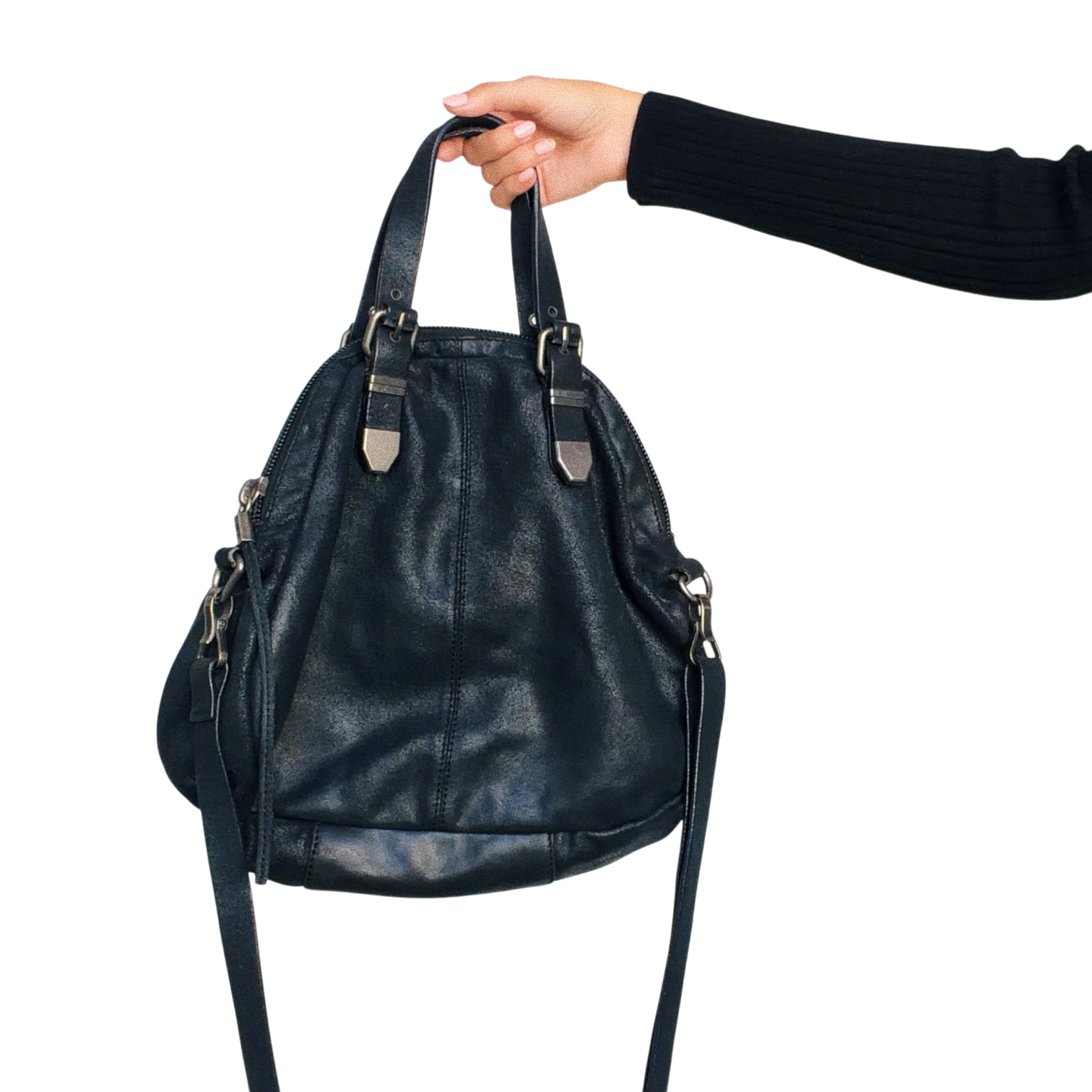 Diesel Black Leather Bag