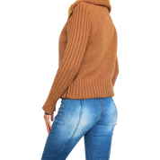 Miss Sixty Furry Knit Zip Up Cardigan (S)