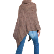 Italian Cableknit Poncho (One Size)