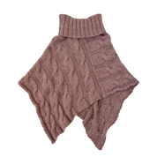 Italian Cableknit Poncho (One Size)
