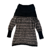 Fuzzy Off The Shoulder Sweater Dress (S)
