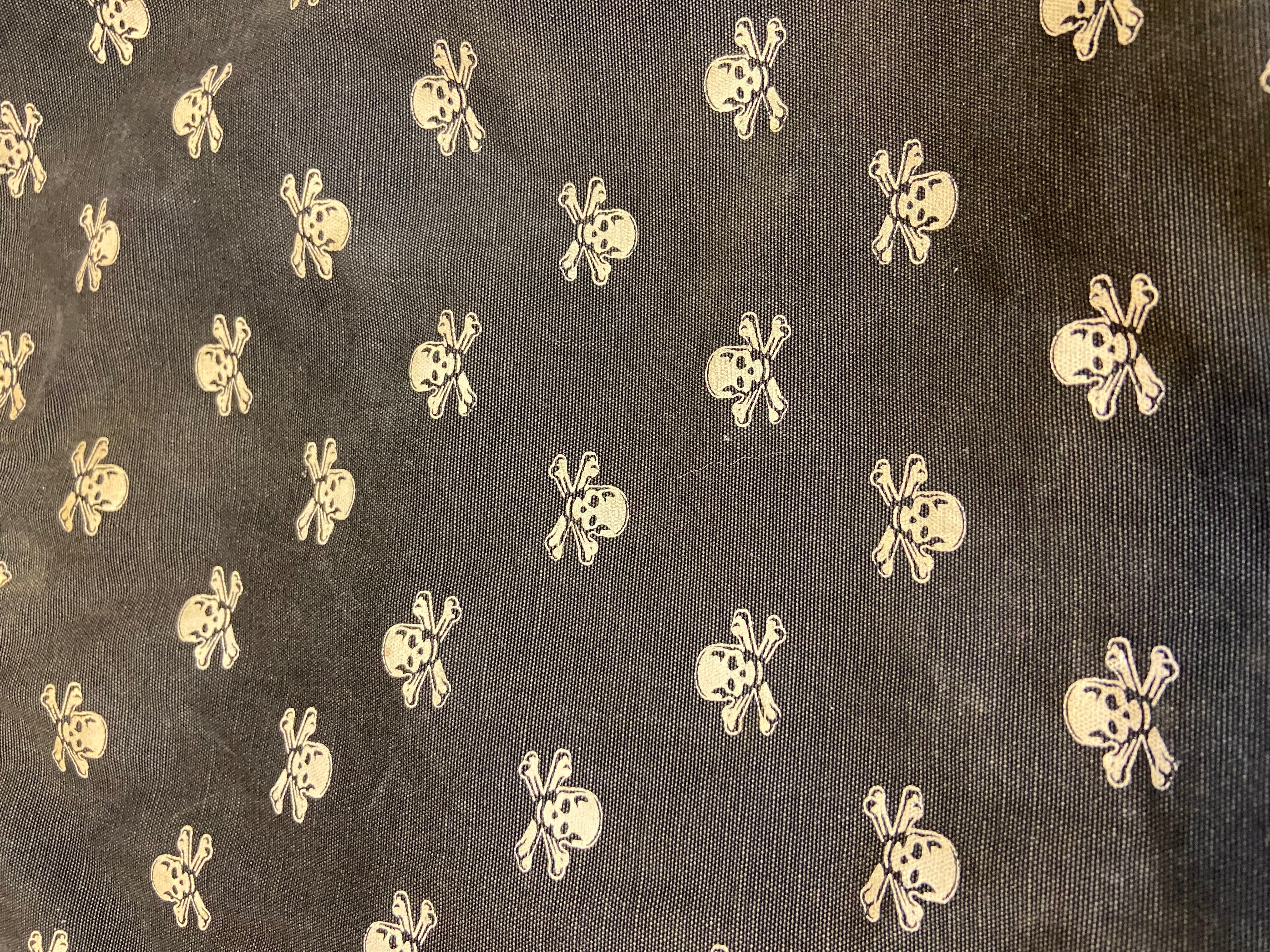 Skull ☠️ pattern fabric bag