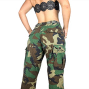 90s Camo Military Cargos (M)