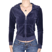 Y2K JUICY COUTURE Navy Zip Up Jacket (M/L)