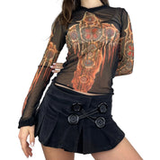 Jean Paul Gaultier FW 1997 Cathedral Mesh Top (XS-L)