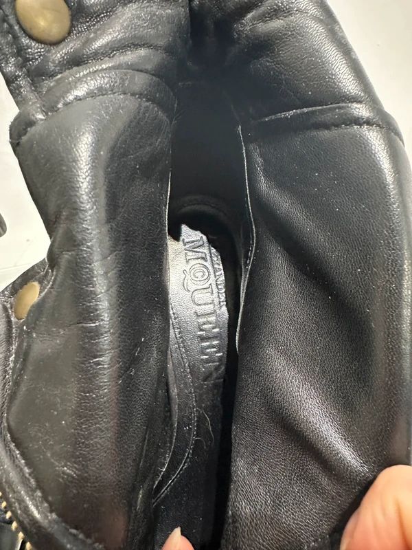 Vintage Alexander McQueen Skull Wing Stiletto Ankle Heels (UK 5 US 7 EU 38)