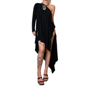Asymmetrical Archive Style Dress (S)