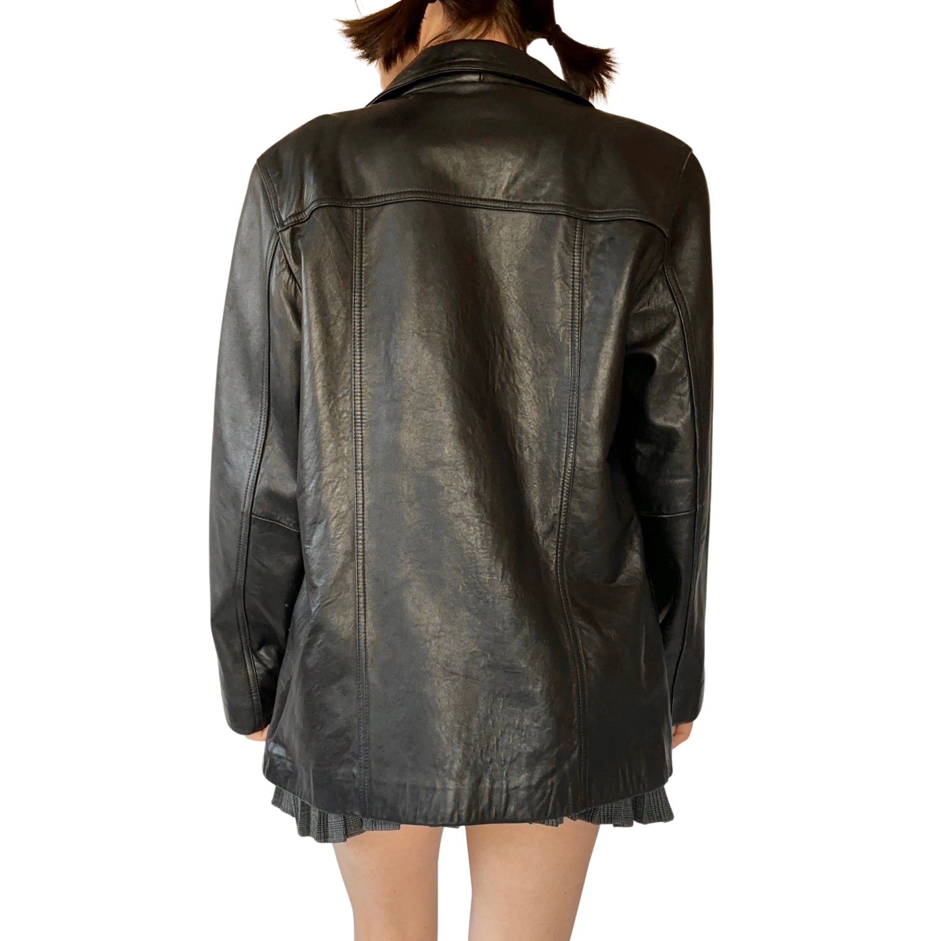 90s Leather Jacket (L)