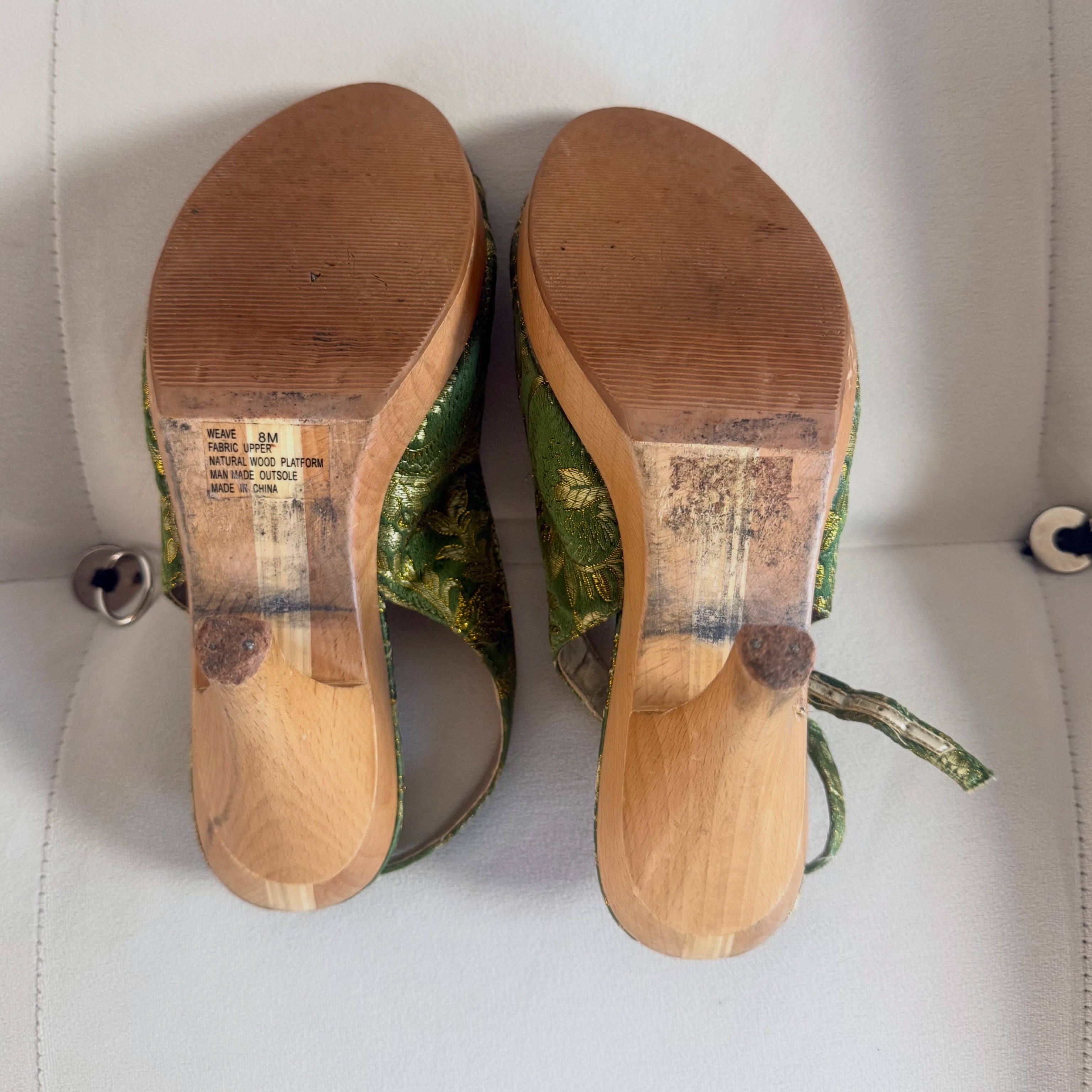 Chinese Laundry Brocade Wooden Platforms (8)