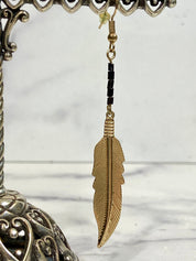 Feather earrings